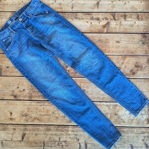 Mossimo Skinny Boyfriend Jeans Size 2 Medium Wash Stretch Denim